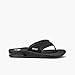 Reef Fanning Womens Bottle Opener Flip Flop, Arch Support, Durable Outsole, Water Friendly, Black, 8