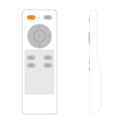Image of K2 Remotes Compatible for Crompton BLDC Ceiling Fan Remote - Replacement Remote with Speed Control | Works Only with Matching Crompton Fan Models | 1 Year Warranty