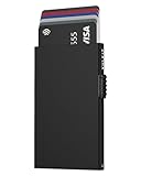 VULKIT Minimalist Credit Card Holder Pop Up Cards RFID Protection Slim Metal Wallet