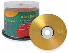 Amazon.com: Compucessory DVD+R 8X Recording Speed Disc, Silver ...