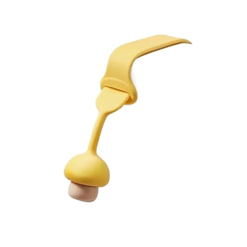 Toilet Seat Cover Lifter Seat Handle Holder Toilet Lid Lift Tool Seat Ring Flapper Bathroom Closestool Handle(Yellow)