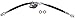Dorman H622471 Front Driver Side Brake Hydraulic Hose for Select Ford Models