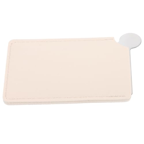 HAPINARY Paleta De Acero Inoxidable, Plato De Maquillaje para Base, Sombra De Ojos, Plato Mezclador De Maquillaje, Bandeja para Mezclar Maquillaje, Herramienta para Mezclar Pigmentos,