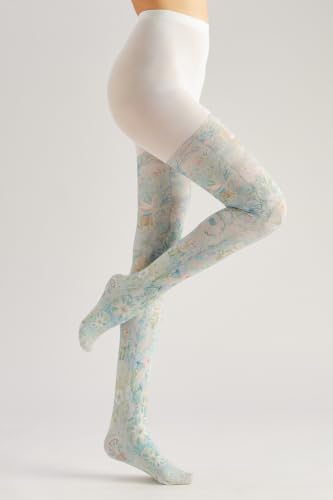 Image of Sahabowi Women Tights, Sheer High Waist Pantyhose, Vintage Control Top Stockings