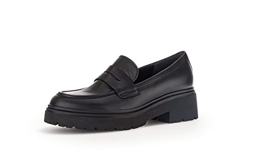 Gabor Damen Slipper, Frauen Slip On,Best Fitting,Businessschuhe,Mokassins,Halbschuhe,Slides,Schlupfschuhe,Loafer,schwarz (Uni),40 EU / 6.5 UK
