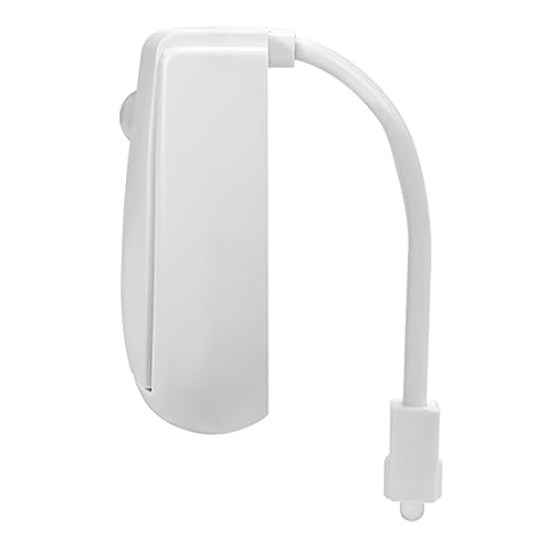 Hsthe Sea Toilettenlicht, Toiletten-Nachtlicht mit Bewegungsmelder, farbiges LED-Toiletten-Umgebungslicht, DREI Modi