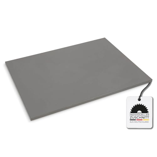 Hausfux Tischplatte nach Maß - 1,9 cm Starke Spanplatte mit ABS-Kante - individueller Zuschnitt - Made in Germany (Basalt Grau, 120 x 50 cm) Hausfux Tischplatte nach Maß - 1,9 cm Starke Spanplatte mit ABS-Kante - individueller Zuschnitt - Made in Germany (Basalt Grau, 120 x 50 cm)