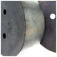 WidgetCo #11 Rubber Stoppers, Rubber Plugs, Tapered, Industrial Grade with 2 Holes (Qty 25)