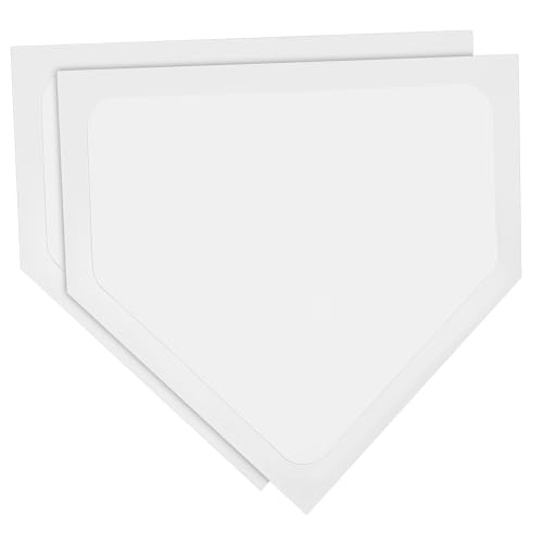 Toddmomy Baseball Bases Home Plates Softball Plate Markers for Practice Pitcher Training