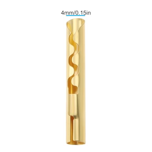 10 piezas conectores banana 4mm cobre chapado oro miniatura 4