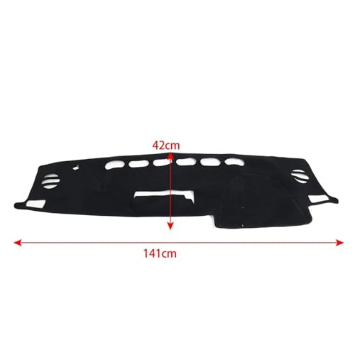 Funda interior para salpicadero RAV4 2013 RHD alfombra con acabado textil premium 3