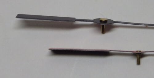 Generic Replacement for Clock Hands Spade Style for Quartz Movement 12 Sets Assortment New Black