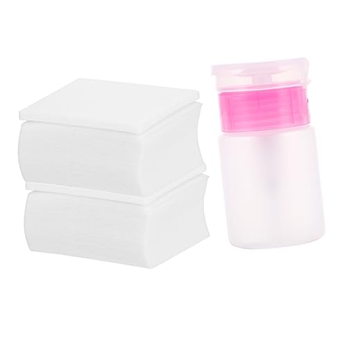DRESSOOS 1000個 マニキュア除光液 nail polish remover ジェルネイルポリッシュリムーバー 糸くずの出ないネイルワイプ マニキュア除去パッド マニキュアワイプ 白い