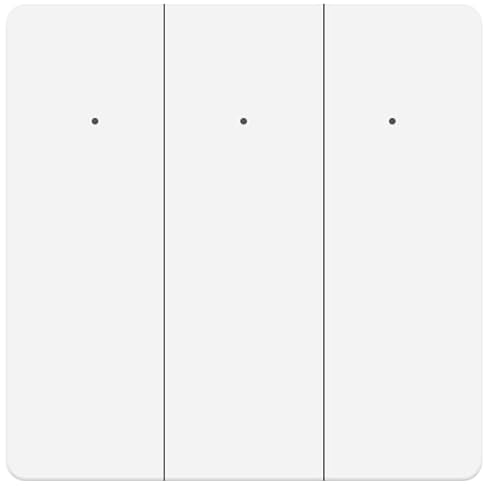 YoumiAi Matte WiFi Light Switch, Smart Large Button, Neutral Switch, Matter Activation App/Timer/Voice Control, 3 Gang