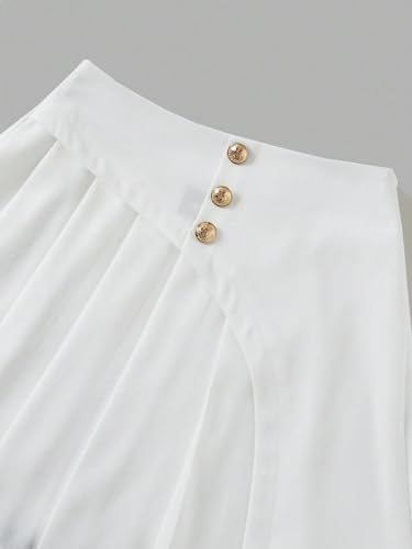 Women's Basic Mini Skirt Color Record High-Waist A-Line Skirt4