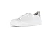 Produktbild Gabor Damen Low-Top Sneaker, Frauen Halbschuhe,Komfortable Mehrweite (H),Chunky Sneaker,dad Shoes,straßenschuhe,Weiss/Silber,41 EU / 7.5 UK