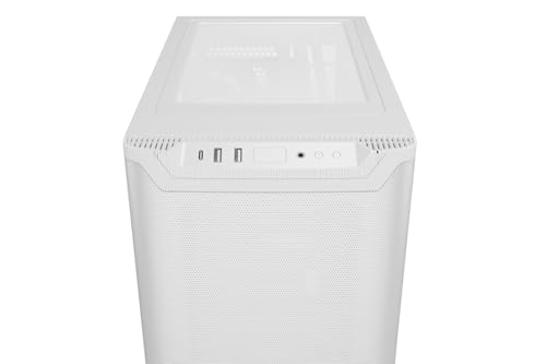 Image of be quiet! Pure Base 501 White PC case | 2 Preinstalled Quiet Fans | Mid Case | USB 3.2 Gen | Airflow | Glass Window | BGW75