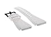 Ewatchparts 24mm Silicone Rubber Band Strap Compatible With Bell Ross BR-01-BR-03 White Black Pvd Buckle