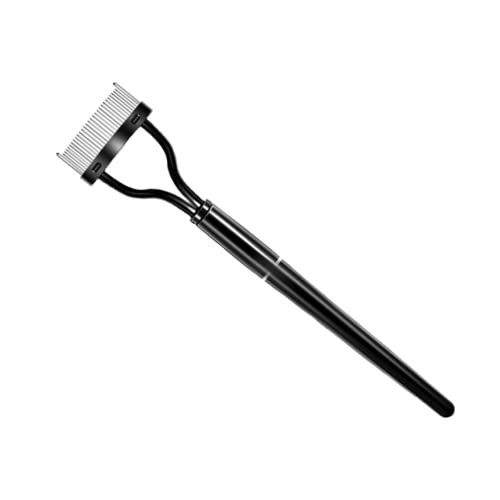 Peine de Pestañas, Peines Plegables para Pestañas, Separador de Pestañas, Peine Cejas Plegable, Acero Inoxidable Cepillo Portátil de Maquillaje, Herramienta de Belleza
