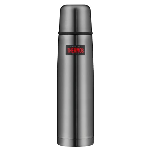 THERMOS LIGHT & COMPACT Thermosflasche 1,00 l, 24 h heiß, stone grey – Ansicht 1
