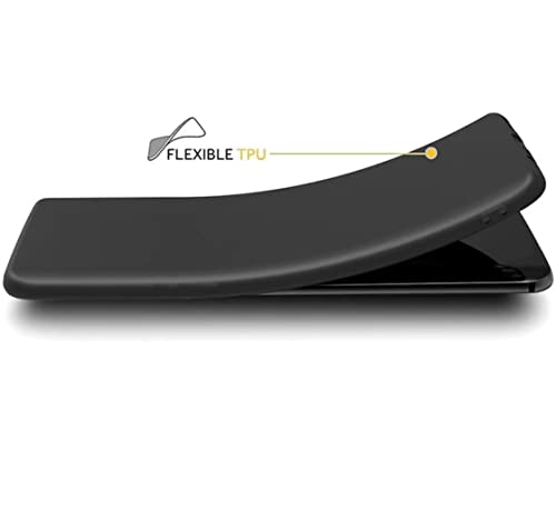 Image of Mobile Back Cover Case for Samsung J6 Plus (Silicone Case|CameraProtection|Black SC1510)