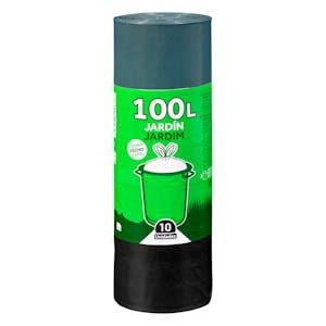 Bolsa de basura saco Bosque Verde 100L cubo industrial Paquete 10 bolsas Pack 2