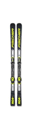 Ottima presa Fischer RC4 LT Race - Sci alpini da discesa con attacco Z11 Powerrail GW, 175 cm, colore: Nero