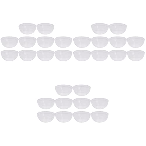 Beaupretty 90pcs Face Mask Mixing Bowls Semi-transparent Pvc Cosmetic Beauty Tool for Easy Application and -up