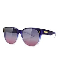 Bright Blue Frame Gradient Purple Lens