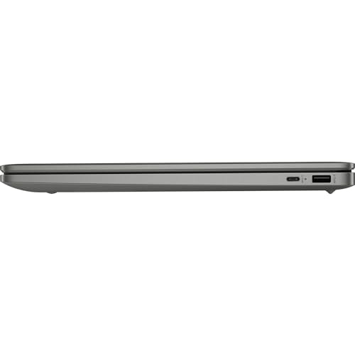 Image of HP Chromebook Plus Laptop 15.6 Inch Intel Core i3-N305 8GB LPDDR5 RAM 128GB UFS UHD Graphics ChromeOS Wifi Bluetooth USB-C 1080p Webcam MicroSD Reader, Mineral Silver 15a-nb0033dx Computer (Renewed)