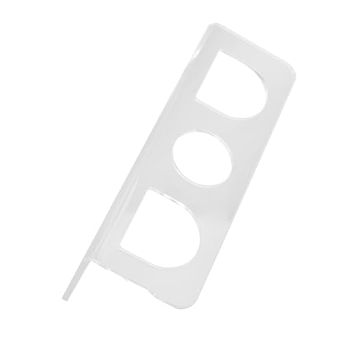 SOLUSTRE 3 Wall Shelf Hair Tool Holder Hair Product Organizer Toothbrush Wall Holder Blow Dryer Holder Hair Dryer Holder Wall Mounted Hair Appliance Organizer Transparent Acrylic