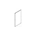 Hoffman A90P72F1 Steel Panel, Full 78" x 68, Fits 90.06" x 72.06", White