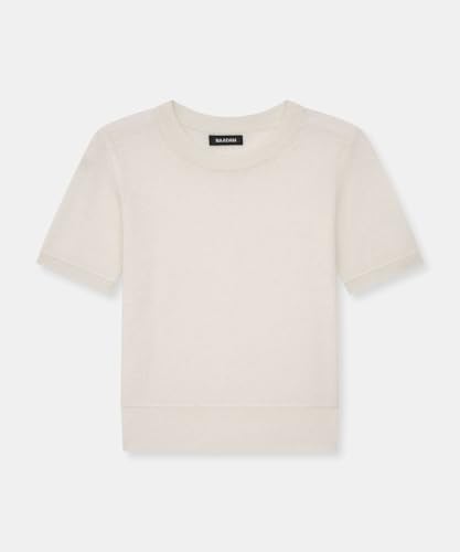 Womens Lightweight Cashmere Short Sleeve Sweater4