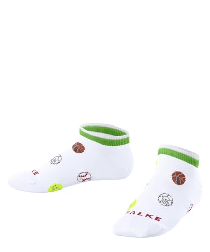FALKE Sporty Balls K SN Cotton Short Patterned 1 Pair Unisex Child Sneaker Socks (1-Pack)
