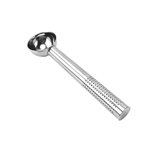 Cabilock tubo da tè con cucchiaio infusore tè tazza tè infusore per il tè filtro per il tè in acciaio inossidabile colino da tè bastoncino infusore per tè in metallo tubo infusore per tè