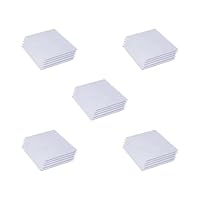 Lot De 5 Blocs Carrés Miniatures En Mousse Pour Bricolage, Paysage, Bricolage, 10 X 10 X 0,5 Cm, Blanc, 10 X 10 X 0,5 Cm