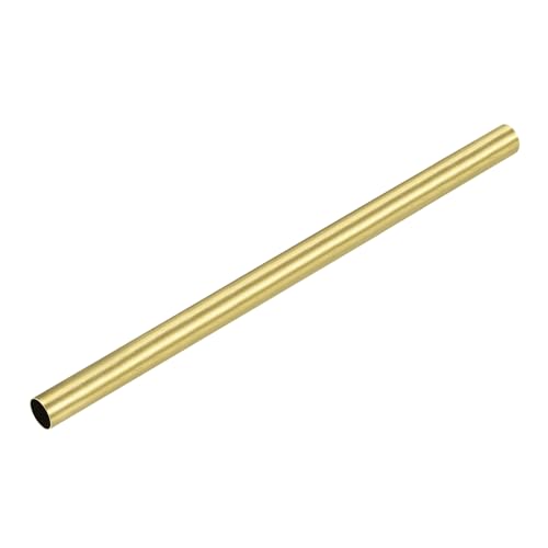 METALLIXITY Messingrohr (12mm Außendurchmesser x 0,5mm Wandstärke x 200mm Länge) 1 Stück, gerades Rohr - für die Wohnraumgestaltung, Maschinenbau, DIY-Handwerk