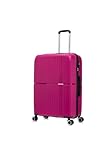 Preston Morgan 28" Suitcase Large 4 Wheels Lightweight PP Hard Shell Hold Check in with TSA Lock Approved Travel Bag for Cruises Flights with EasyJet, BA, RyanAir, Wizzair, Emirates | Purple