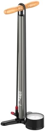 LEZYNE Steel HV Floor Drive 3.5 High Volume Bicycle Floor Pump wi...