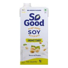 So Good Plant Based Soy Beverage Unsweetened 1 L | Lactose Free | No Added Sugar | Gluten Free | No Preservatives | Zero Cholesterol | Dairy Free |NON GMO Soybean-image-18