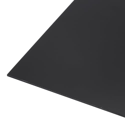 Image of 48 inch x 6 inch x 1 /8 inch HDPE Plastic Sheet, High Density Polyethylene Sheet Cutting Board Black Solid Block, [for DIY, Home Floor]