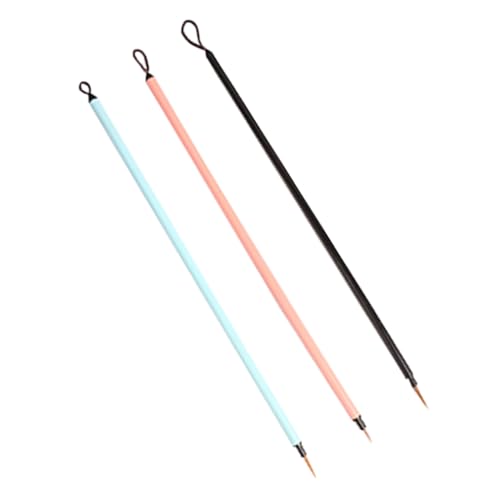 Holibanna Brush Pen Watercolor 3pcs Detail Paint Brush Set Fine Tip for Art Chinese Calligraphy Set