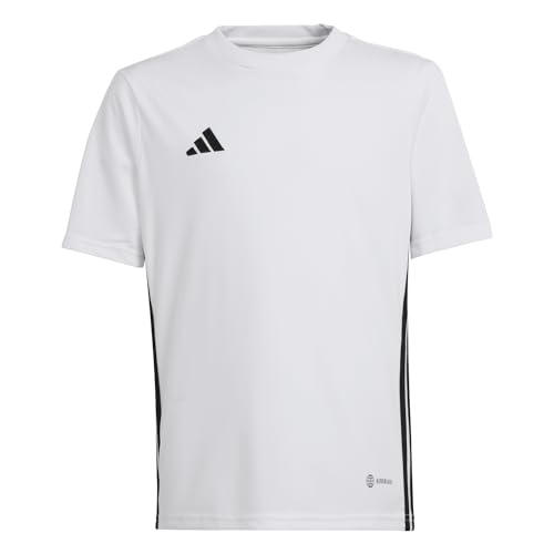 adidas Mixte Enfant Jersey (Short Sleeve) Tabela 23 JSY Y, White/Black, H44534, 176