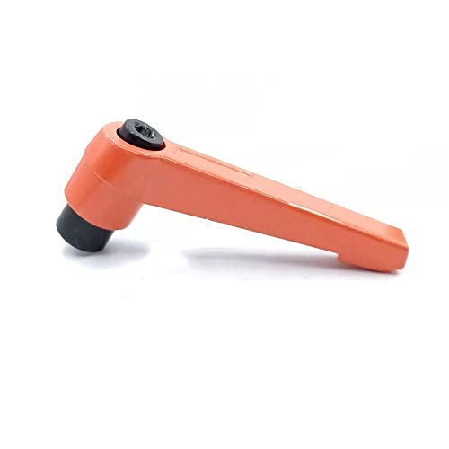 GatherTOOL 1pc Clamping Handles M4 M5 M6 M8 M10 M12 M16 Adjustable Handle Lever Fmale Thread Metal Knob Nut Machinery Tools (Color : Orange, Size : M5)