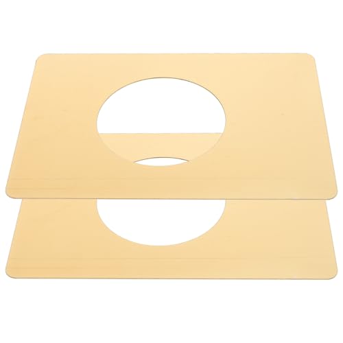 Genérico Placa de Refuerzo para Pestillo y Pomo de Puerta de Acero Inoxidable 2 Piezas Diseño Funcional para Reparación en Puertas Residenciales