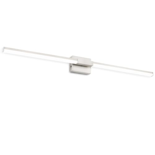 Image of SOLFART Vanity Lighting Fixtures 48-Inch: Brushed Nickel Dimmable Bathroom Light Fixtures Over Mirror, Built-in Dimmer, Thickened Aluminum Body, 360 Degree Rotation, ETL IP44