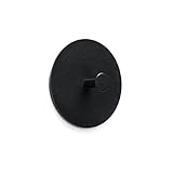 Bidetlity Gancho de pared negro de diseño nórdico gancho autoadhesivo ideal para baño cocina aseo toallero gancho perchero sin taladrar multicolor mate
