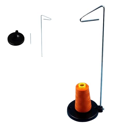 QKDS Embroidex Adjustable Single Thread Spool Holder, Universal Single Cone and Spool Adjustable Thread Stand for Sewing and Embroidery Machines, Single Thread Stand for Smoother Feed