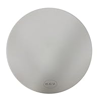 RGV Pietra per Forno Pizza Vulcano &Oslash; 33 cm - Piastra in Materiale Refrattario per Cottura Uniforme, Resistente al Calore, per Pizza Fatta in Casa, Facile da Pulire