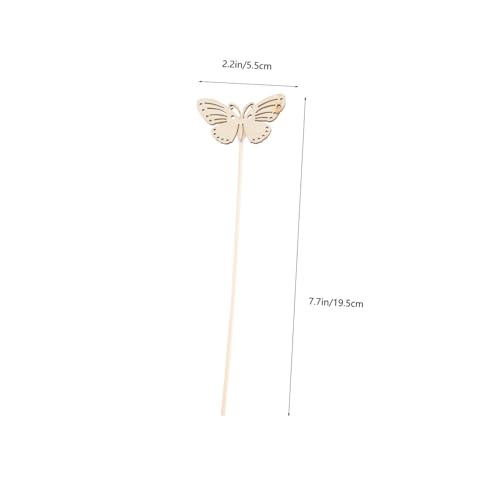 10 piezas palitos difusores de madera mariposa para aromaterapia miniatura 2